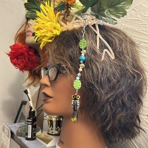 Carrie Fairy Designs Handcrafted Fishing Lure Suncatcher with Crystals